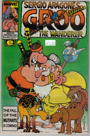 Groo the Wanderer Issue # 34 Marvel Comics  $3.00