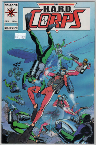 H.A.R.D. Corps # 4 Valiant Comics $3.00