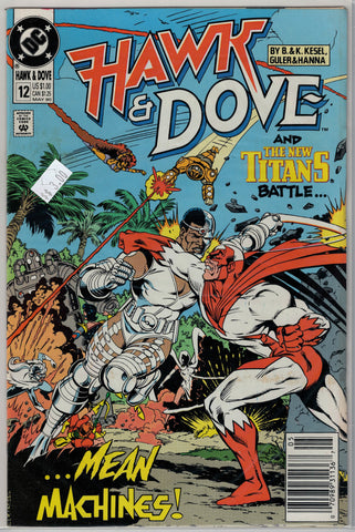 Hawk and Dove Issue # 12 DC Comics $3.00