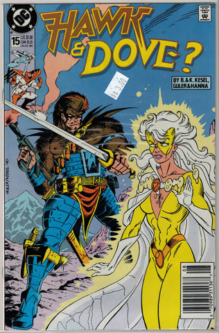 Hawk and Dove Issue # 15 DC Comics $3.00