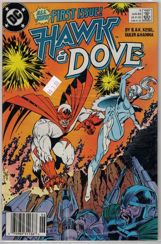 Hawk and Dove Issue #  1 DC Comics $3.00