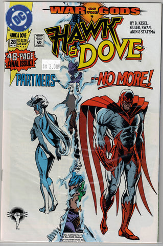 Hawk and Dove Issue # 28 DC Comics $3.00