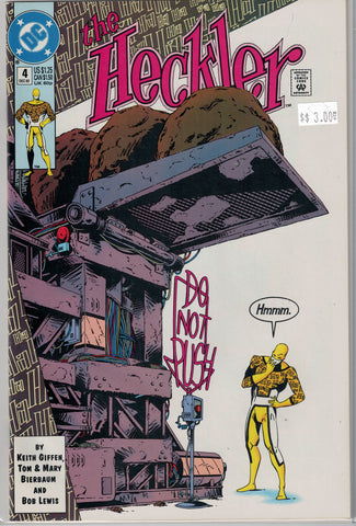 Heckler Issue # 4 DC Comics $3.00