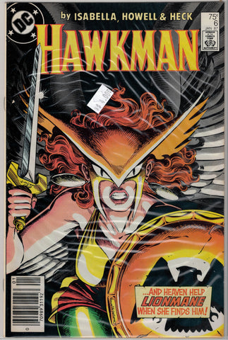 Hawkman (2nd Series) Issue #  6 DC Comics $4.00