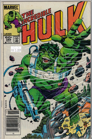 Incredible Hulk Issue # 289 Marvel Comics $5.00