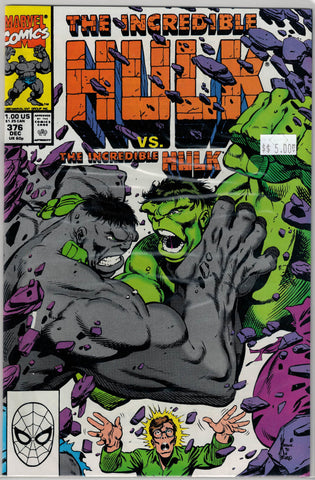 Incredible Hulk Issue # 376 Marvel Comics $5.00