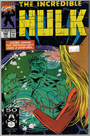 Incredible Hulk Issue # 382 Marvel Comics $3.00