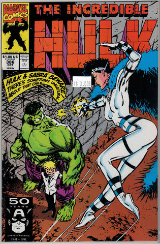 Incredible Hulk Issue # 386 Marvel Comics $3.00