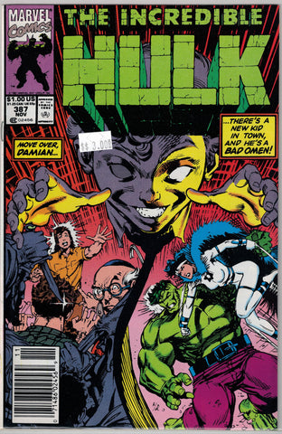 Incredible Hulk Issue # 387 Marvel Comics $3.00