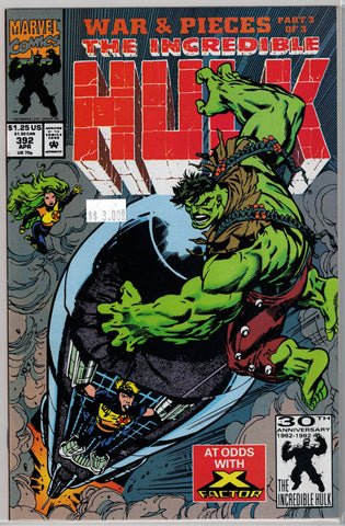 Incredible Hulk Issue # 392 Marvel Comics $3.00