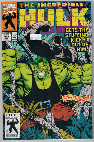 Incredible Hulk Issue # 402 Marvel Comics $3.00