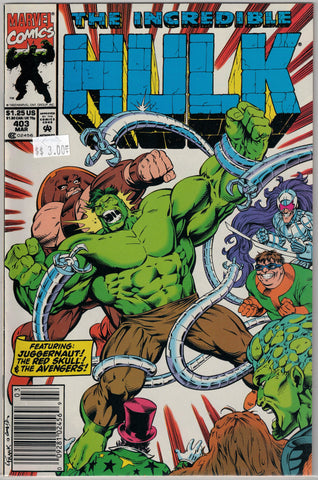 Incredible Hulk Issue # 403 Marvel Comics $3.00