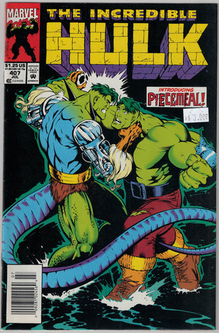 Incredible Hulk Issue # 407 Marvel Comics $3.00