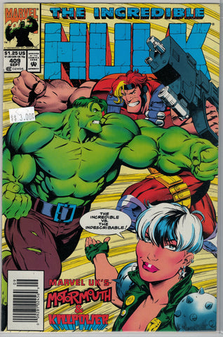 Incredible Hulk Issue # 409 Marvel Comics $3.00