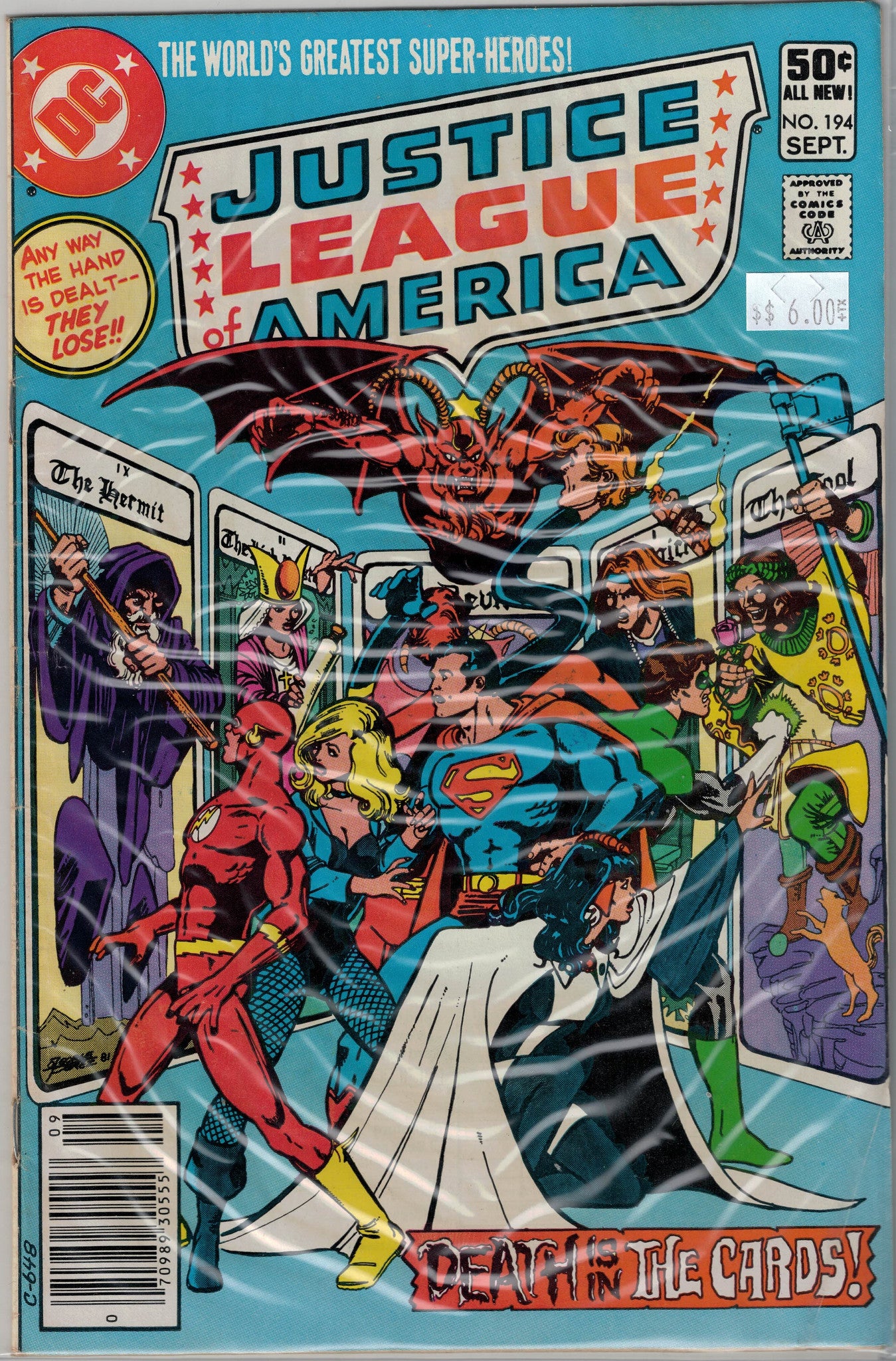 Justice league of america comic books issue 50