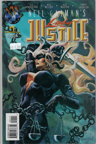Neil Gaiman's Lady Justice Issue # 1 Tekno Comics $3.00