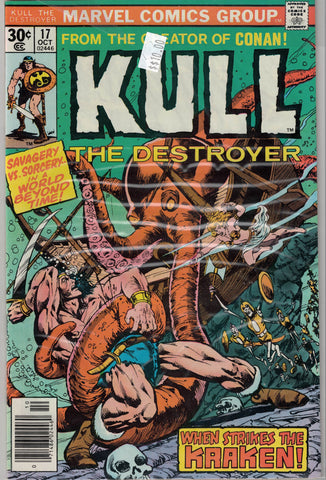Kull The Destroyer Issue # 17 Marvel Comics $10.00