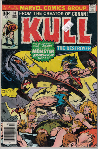 Kull The Destroyer Issue # 18 Marvel Comics $10.00