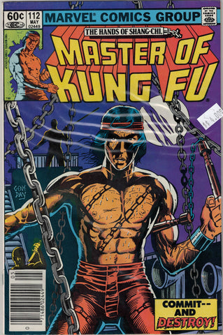 Master of Kung Fu Issue # 112 Marvel Comics  $4.00