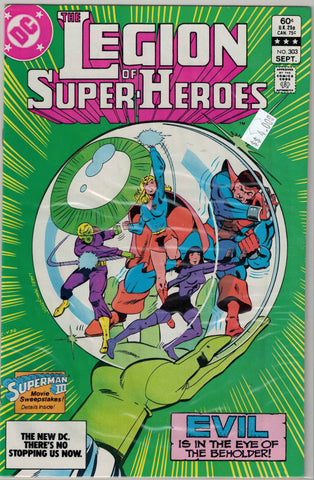 Legion of Super-Heroes Issue # 303 DC Comics  $4.00