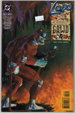 Lobo series 2 Issue # A Contract On GAWD 3- DC Comics $3.00