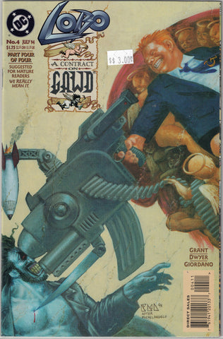 Lobo series 2 Issue # A Contract On GAWD 4- DC Comics $3.00