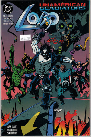 Lobo series 2 Issue # Unamerican Gladiator 1- DC Comics $4.00