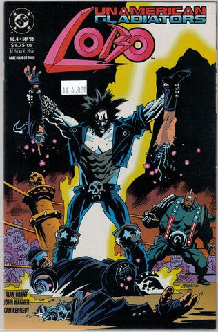 Lobo series 2 Issue # Unamerican Gladiator 4- DC Comics $4.00