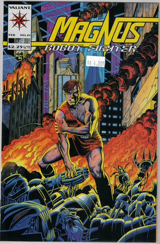 Magnus Robot Fighter Issue # 21 Valiant Comics $4.00
