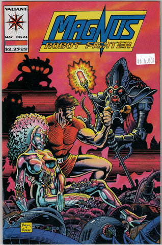 Magnus Robot Fighter Issue # 24 Valiant Comics $4.00