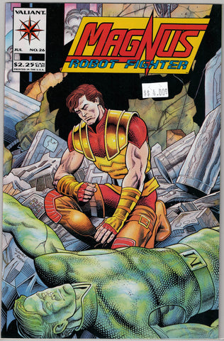 Magnus Robot Fighter Issue # 26 Valiant Comics $4.00