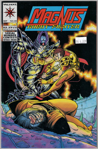 Magnus Robot Fighter Issue # 28 Valiant Comics $4.00