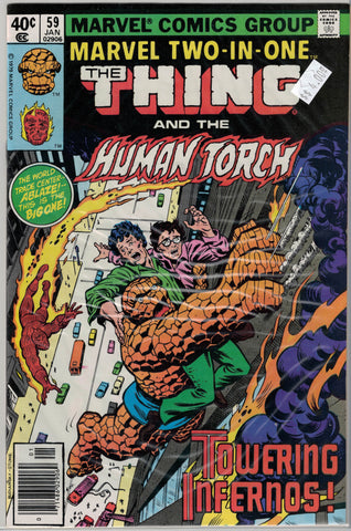 Marvel Two in One Issue # 59 Marvel Comics  $4.00