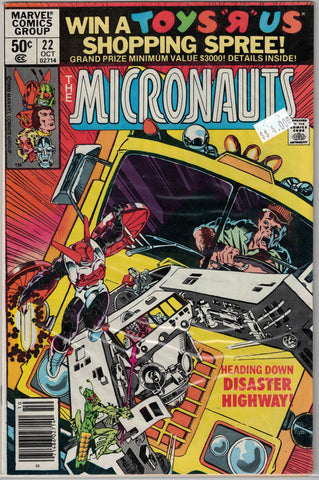 Micronauts Issue # 22 Marvel Comics $4.00