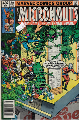 Micronauts Issue # 20 Marvel Comics $4.00