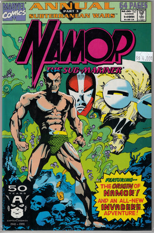 Namor Marvel Comics $4.00 Annual Issue 1