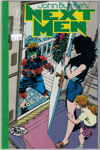 John Byrne's Next Men Issue #10 Dark Horse Comics $3.00