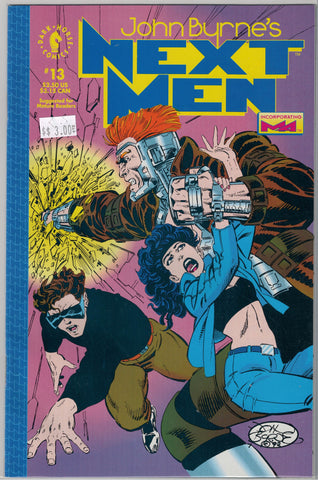 John Byrne's Next Men Issue #13 Dark Horse Comics $3.00