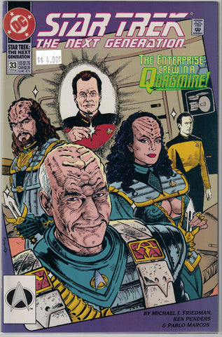Star Trek The Next Generation Issue # 33 DC Comics $4.00