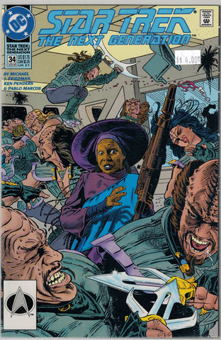 Star Trek The Next Generation Issue # 34 DC Comics $4.00