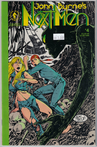 John Byrne's Next Men Issue # 4 Dark Horse Comics $3.00