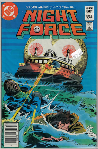 Night Force Issue #  3 DC Comics $3.00
