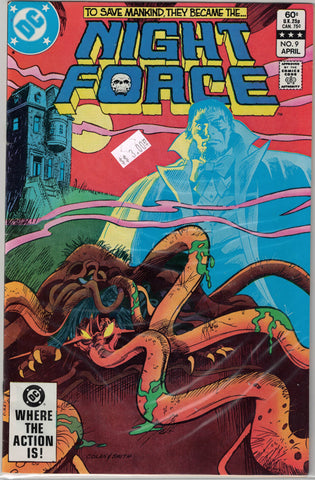 Night Force Issue #  9 DC Comics $3.00