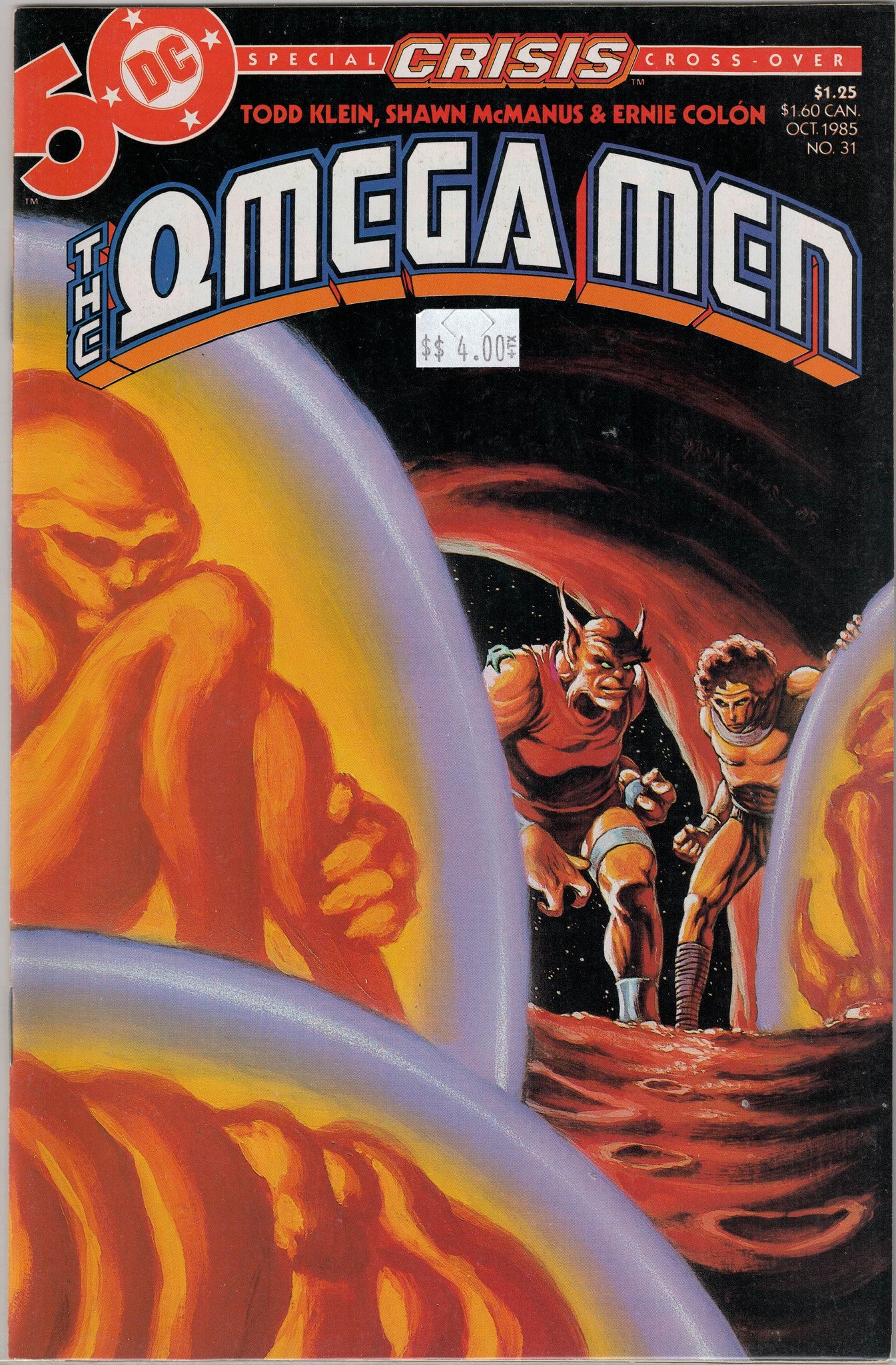 Omega Men Issue 31 DC Comics 4.00 Schofield Coin Hobby LLC