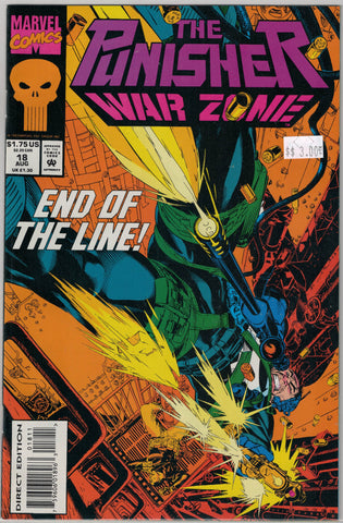 Punisher War Zone Issue # 18 Marvel Comics $3.00
