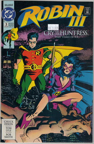Robin series III Cry of the Huntress Issue #  3 DC Comics $3.00