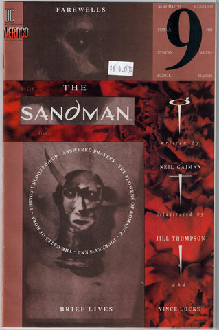 Sandman Issue # 49 DC Comics $4.00