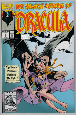 Savage Return of Dracula Issue # 1 Marvel Comics $4.00