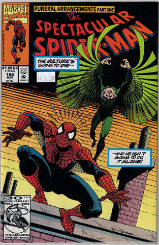Spectacular Spider-Man Issue # 186 Marvel Comics $3.00