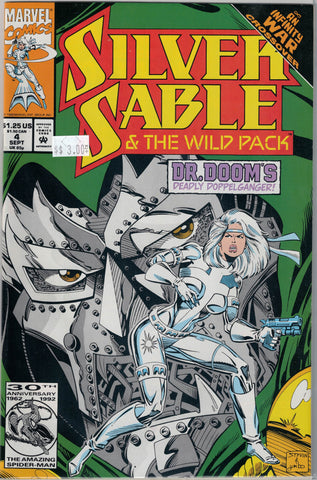 Silver Sable & the Wild Pack Issue # 4 Comics $3.00